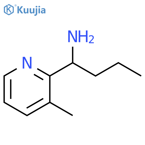 1-(3-METHYLPYRIDIN-2-YL)BUTAN-1-AMINE structure