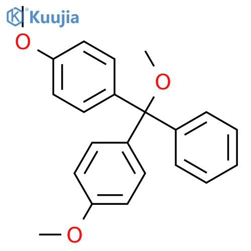 Benzene, 1,1'-(methoxyphenylmethylene)bis[4-methoxy- structure