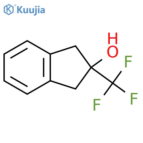 2-(Trifluoromethyl)-2,3-dihydro-1H-inden-2-ol structure