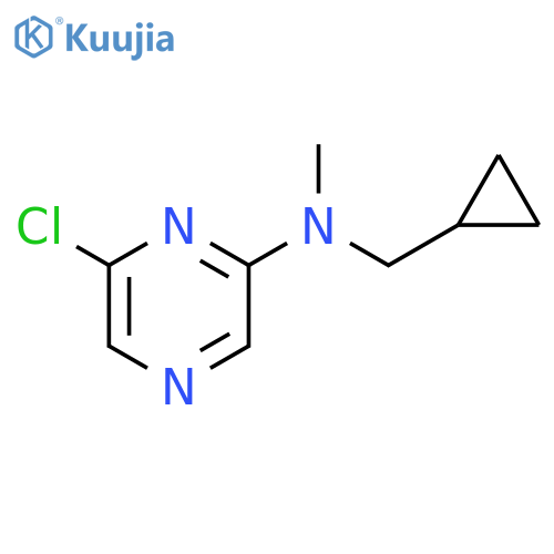6-chloro-N-(cyclopropylmethyl)-N-methylpyrazin-2-amine structure