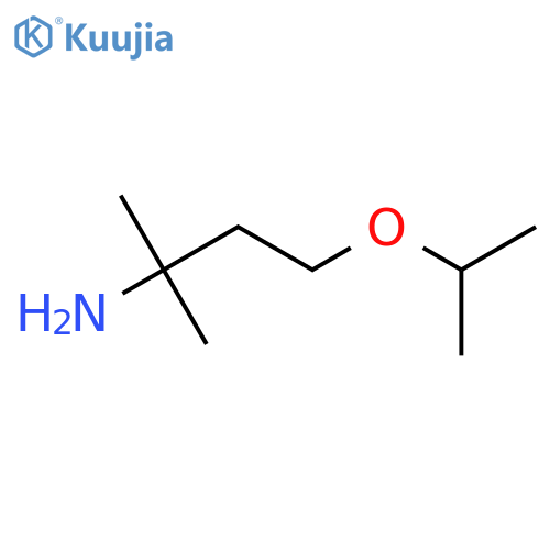2-methyl-4-(propan-2-yloxy)butan-2-amine structure