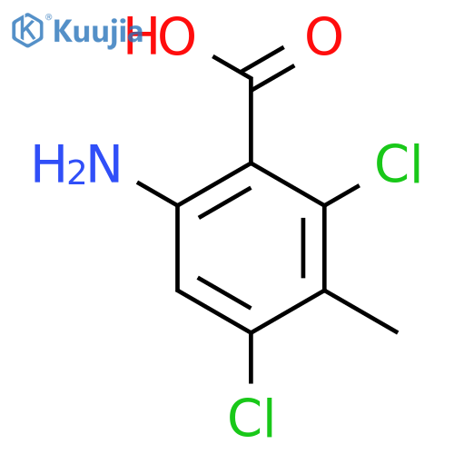 6-Amino-2,4-dichloro-3-methylbenzoic acid structure