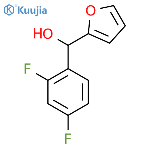 (2,4-Difluorophenyl)(furan-2-yl)methanol structure