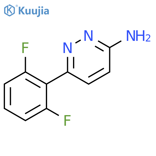 6-(2,6-difluorophenyl)pyridazin-3-amine structure