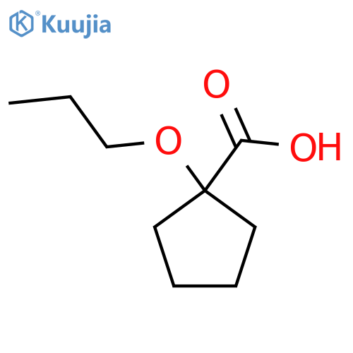 1-Propoxycyclopentane-1-carboxylic acid structure