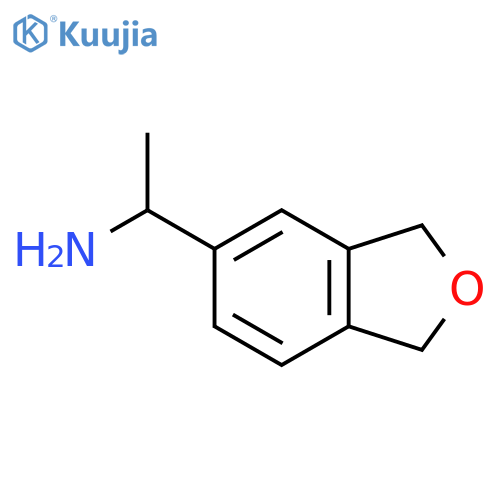 1-(1,3-dihydro-2-benzofuran-5-yl)ethan-1-amine structure