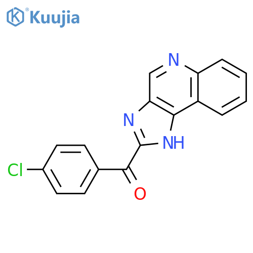 Methanone, (4-chlorophenyl)-1H-imidazo[4,5-c]quinolin-2-yl- structure