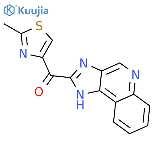Methanone, 1H-imidazo[4,5-c]quinolin-2-yl(2-methyl-4-thiazolyl)- structure