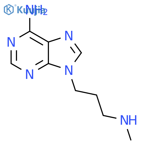 9-3-(methylamino)propyl-9H-purin-6-amine structure