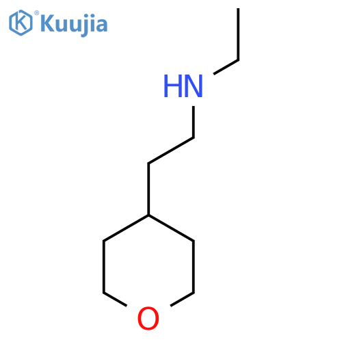 N-Ethyl-2-(tetrahydro-2H-pyran-4-yl)ethanamine structure