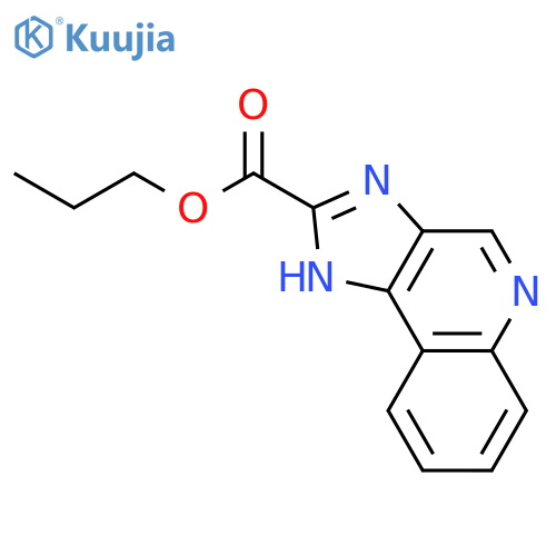 1H-Imidazo[4,5-c]quinoline-2-carboxylic acid, propyl ester structure