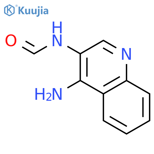 Formamide, N-(4-amino-3-quinolinyl)- structure