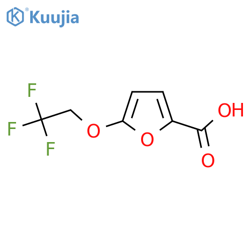 5-(2,2,2-Trifluoroethoxy)furan-2-carboxylic acid structure