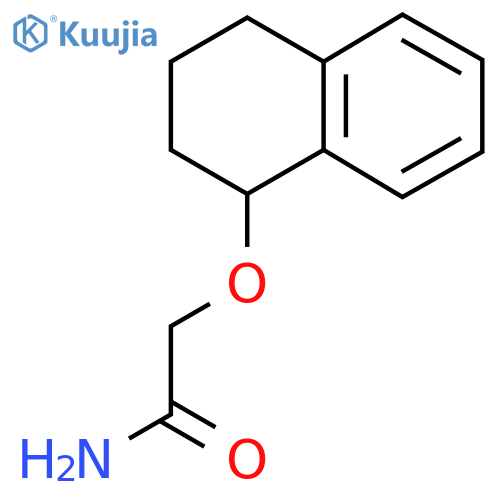 2-(1,2,3,4-Tetrahydronaphthalen-1-yloxy)acetamide structure