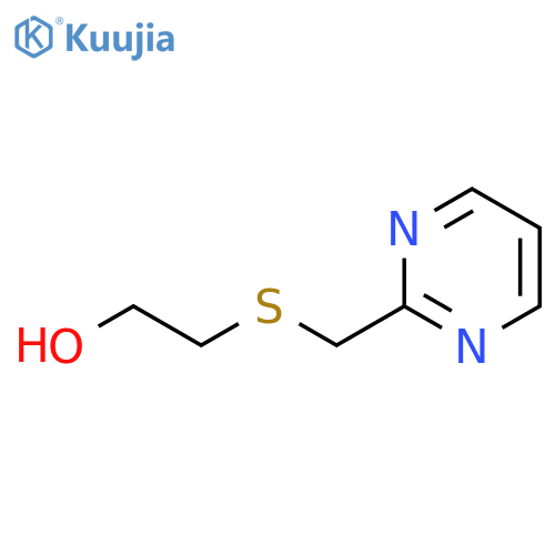 2-{[(pyrimidin-2-yl)methyl]sulfanyl}ethan-1-ol structure