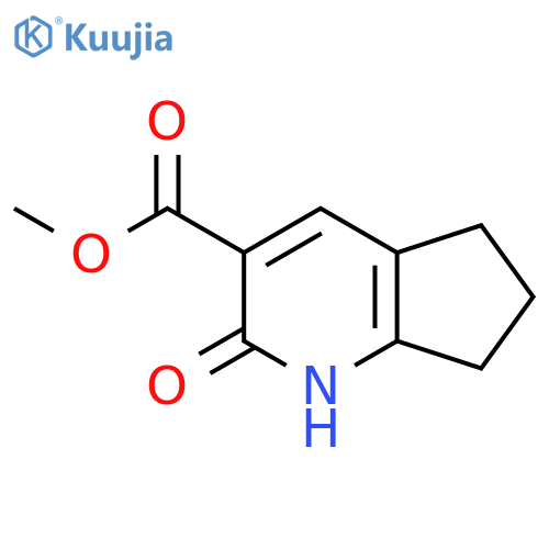 1H-Cyclopenta[b]pyridine-3-carboxylic acid, 2,5,6,7-tetrahydro-2-oxo-, methyl ester structure