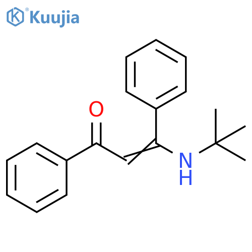3-(tert-Butylamino)-1,3-diphenylprop-2-en-1-one structure