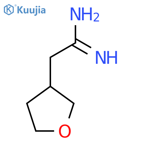 2-(oxolan-3-yl)ethanimidamide structure