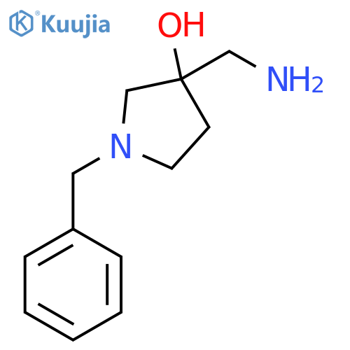 3-(Aminomethyl)-1-benzylpyrrolidin-3-ol structure