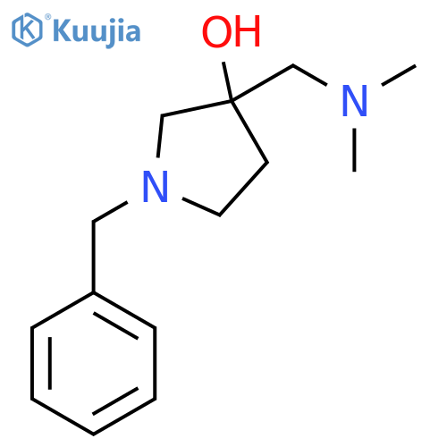 1-Benzyl-3-dimethylaminomethyl-3-hydroxypyrrolidine structure