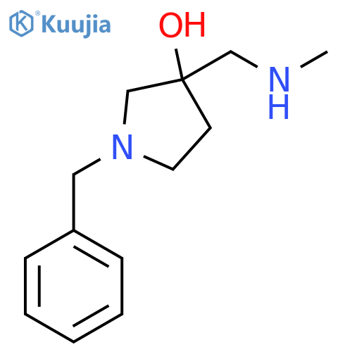 1-benzyl-3-(methylamino)methylpyrrolidin-3-ol structure