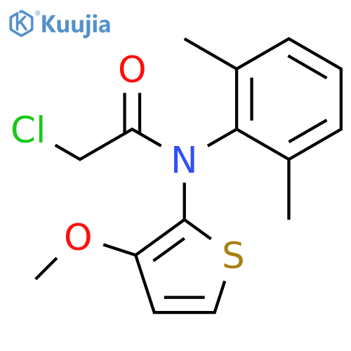 Acetamide,2-chloro-N-(2,6-dimethylphenyl)-N-(3-methoxy-2-thienyl)- structure
