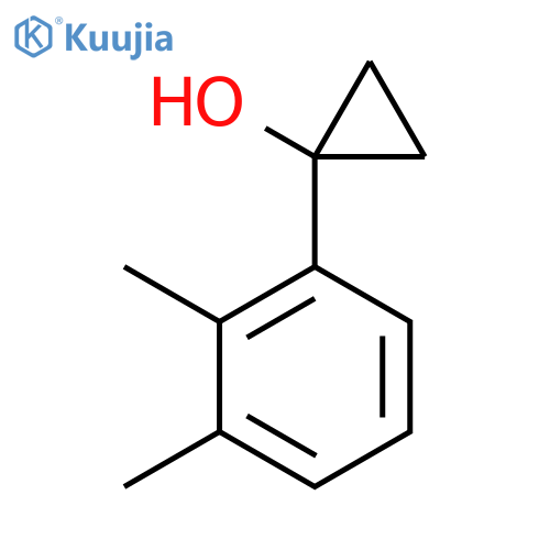 1-(2,3-dimethylphenyl)cyclopropan-1-ol structure