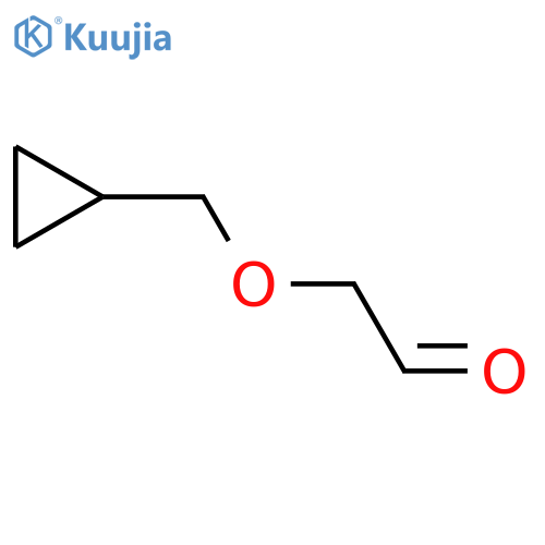 Acetaldehyde, 2-(cyclopropylmethoxy)- structure