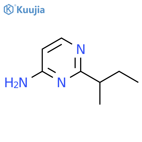 2-(butan-2-yl)pyrimidin-4-amine structure