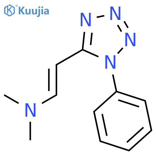 Ethenamine, N,N-dimethyl-2-(1-phenyl-1H-tetrazol-5-yl)- structure