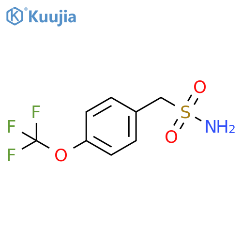4-(trifluoromethoxy)phenylmethanesulfonamide structure