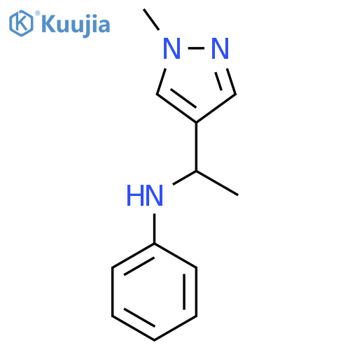 N-1-(1-methyl-1H-pyrazol-4-yl)ethylaniline structure
