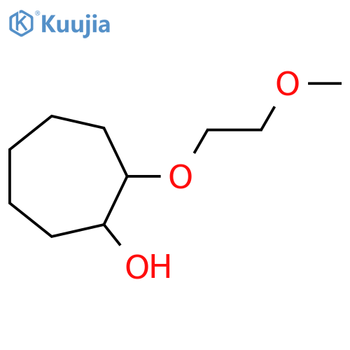 2-(2-methoxyethoxy)cycloheptan-1-ol structure