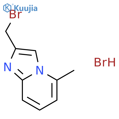 2-(bromomethyl)-5-methylimidazo[1,2-a]pyridine hydrobromide structure