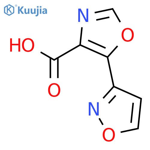 5-(Isoxazol-3-yl)oxazole-4-carboxylic Acid structure