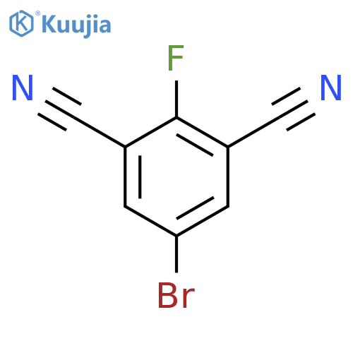 5-Bromo-2-fluoroisophthalonitrile structure