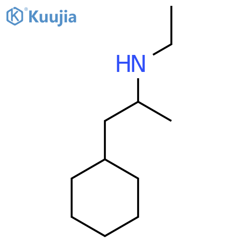(1-cyclohexylpropan-2-yl)(ethyl)amine structure