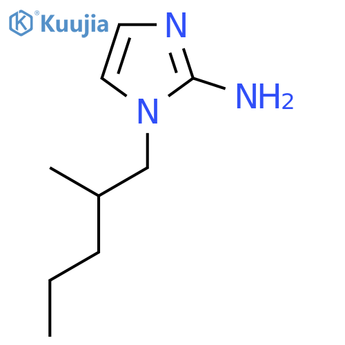 1-(2-methylpentyl)-1H-imidazol-2-amine structure