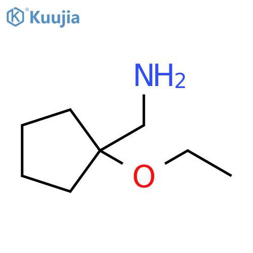 (1-ethoxycyclopentyl)methanamine structure