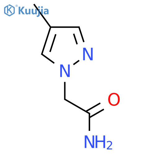 2-(4-Methyl-1H-pyrazol-1-yl)acetamide structure