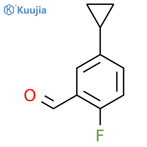 5-Cyclopropyl-2-fluorobenzaldehyde structure
