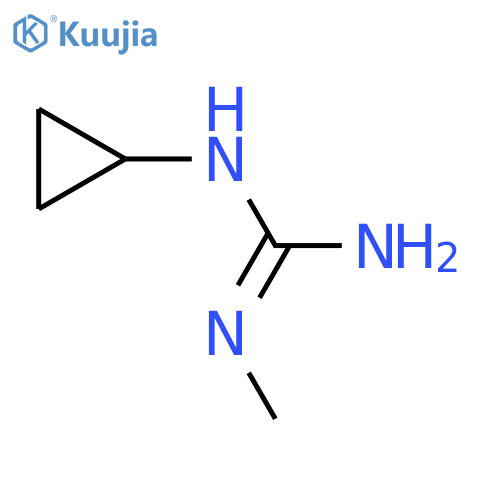 N-cyclopropyl-N'-methylguanidine structure