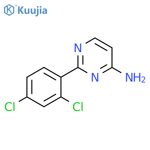 2-(2,4-Dichlorophenyl)pyrimidin-4-amine structure