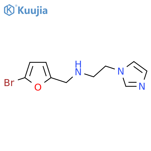 (5-bromofuran-2-yl)methyl2-(1H-imidazol-1-yl)ethylamine structure