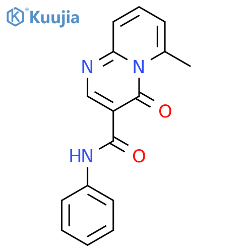4H-Pyrido[1,2-a]pyrimidine-3-carboxamide,6-methyl-4-oxo-N-phenyl- structure