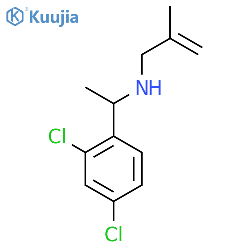 1-(2,4-dichlorophenyl)ethyl(2-methylprop-2-en-1-yl)amine structure