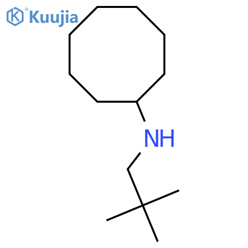 N-(2,2-dimethylpropyl)cyclooctanamine structure