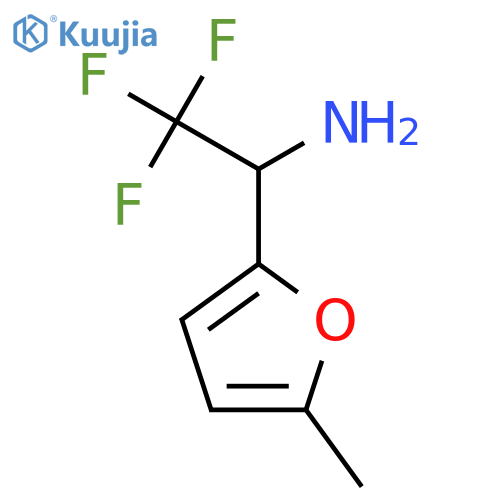 2,2,2-Trifluoro-1-(5-methylfuran-2-yl)ethan-1-amine structure