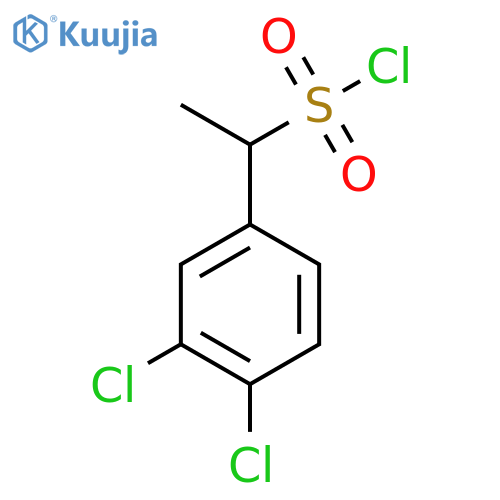 1-(3,4-Dichlorophenyl)ethane-1-sulfonyl chloride structure