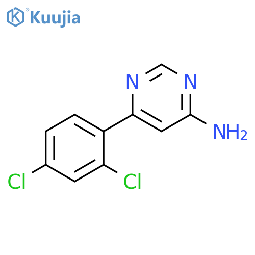 6-(2,4-dichlorophenyl)pyrimidin-4-amine structure
